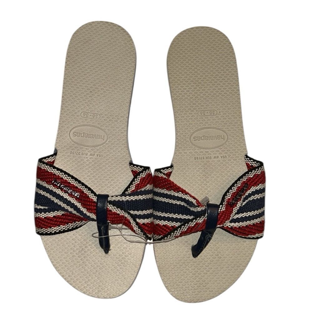 Havaianas Slip on Sandals(Size 6W)
